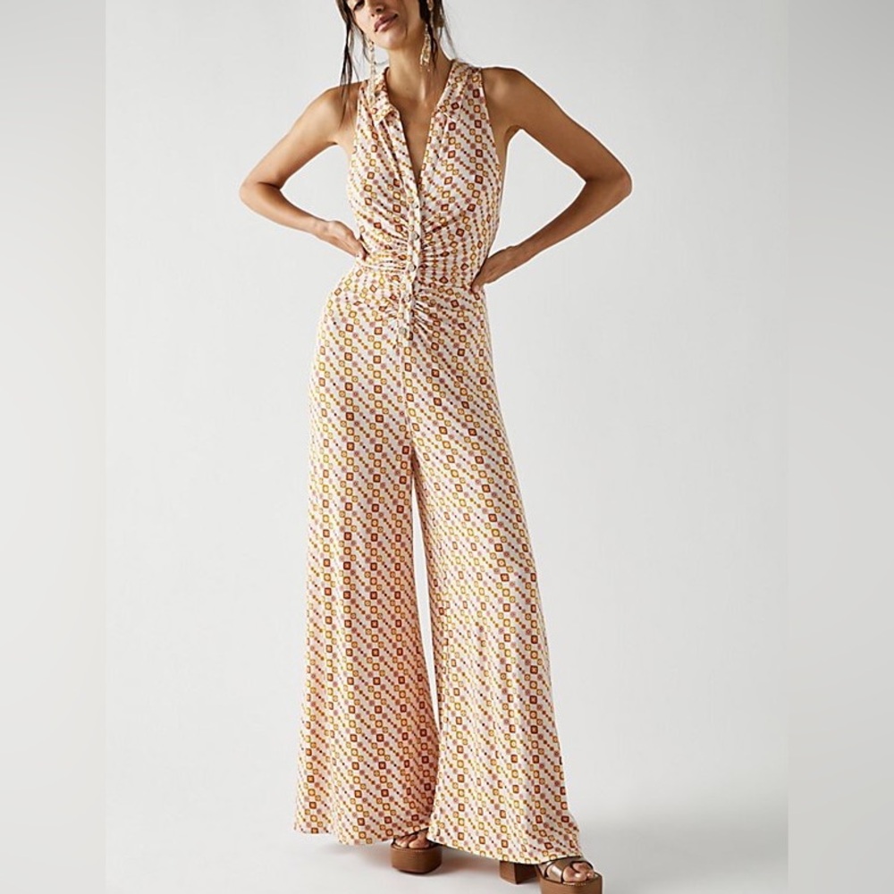 Shayla Halter Jumpsuit Free People